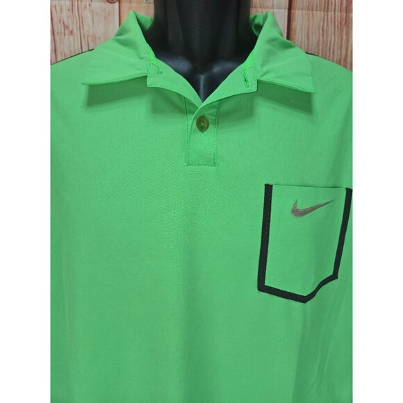 Nike Golf Tour Performance Dri-Fit Polo Large Green - Picture 3 of 8